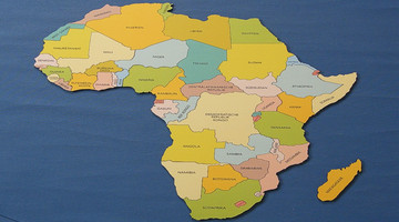 Geografiepuzzle für Unterricht