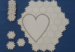 Herzpuzzle mit Endlosteilen