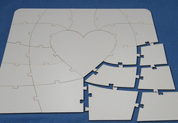 Puzzle für Hochzeit mit 22 Teilen